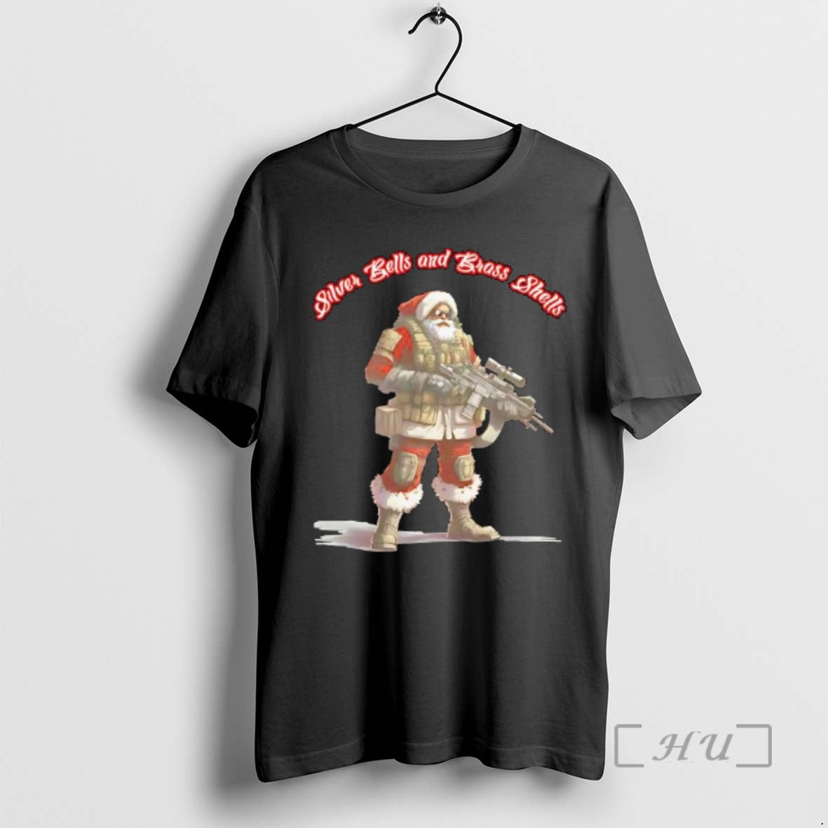 Officials Silver Bells And Brass Shells Santa Christmas