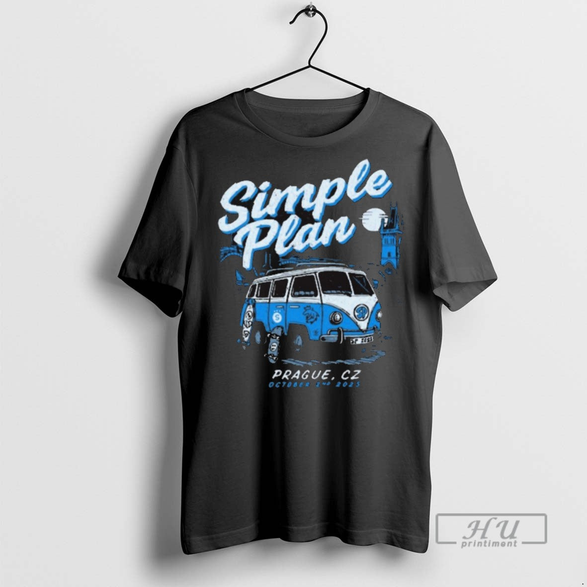 Officials Simple Plan Prague Czechia October 02 2025 Painting T Shirts
