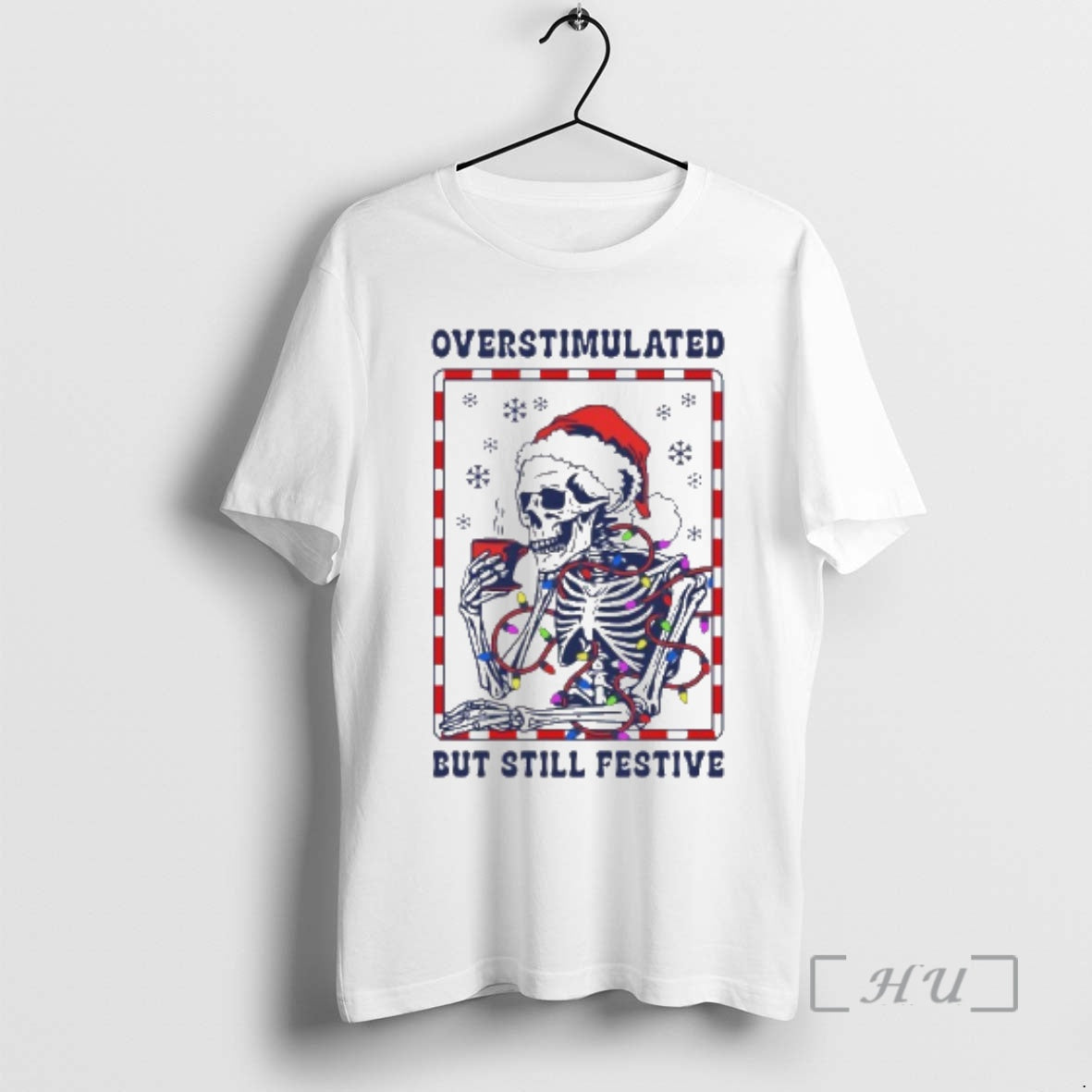 Officials Skeleton Santa Overstimulated But Still Festive