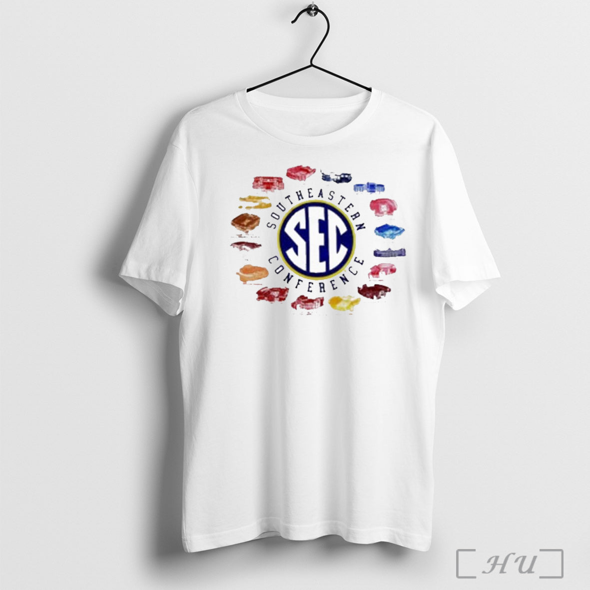 Officials Southeastern Conference 16 College Football Stadiums T Shirt