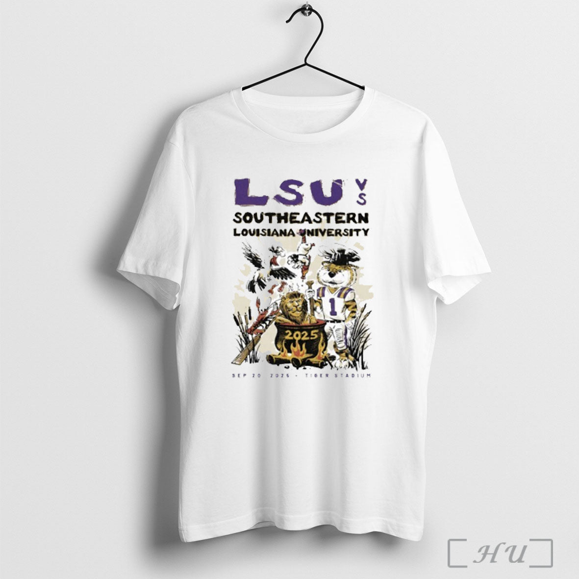 Officials Southeastern Louisiana Lions Vs Lsu Tigers Game Day 2025 T Shirt