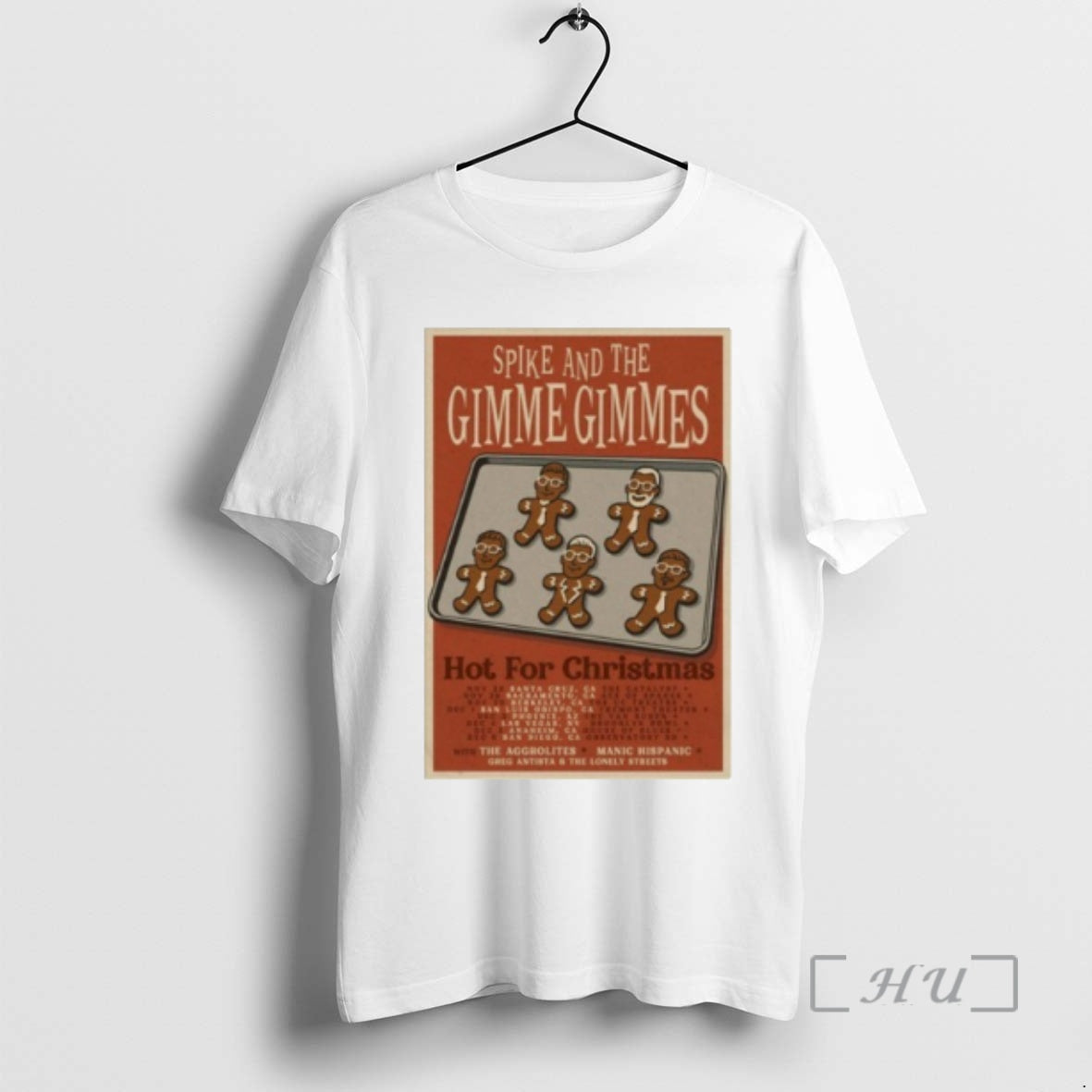 Officials Spike And The Gimme Gimmes Hot For Christmas 2025 Shows Premium T Shirts Sweater