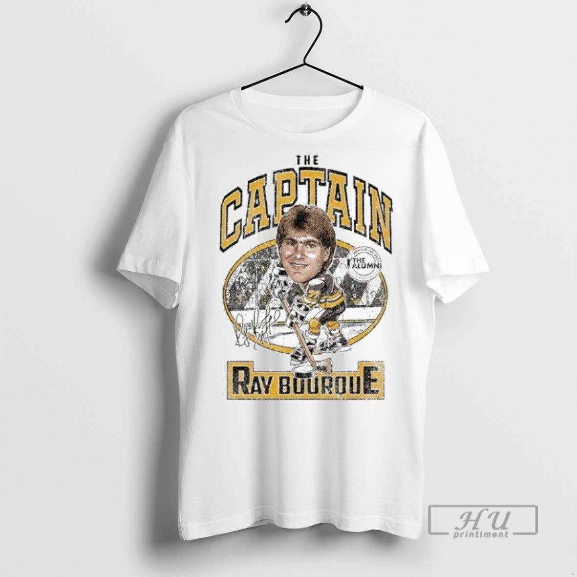 Officials Spittin Chiclets X Nhl Alumni Association Ray Bourque The Captain T Shirt