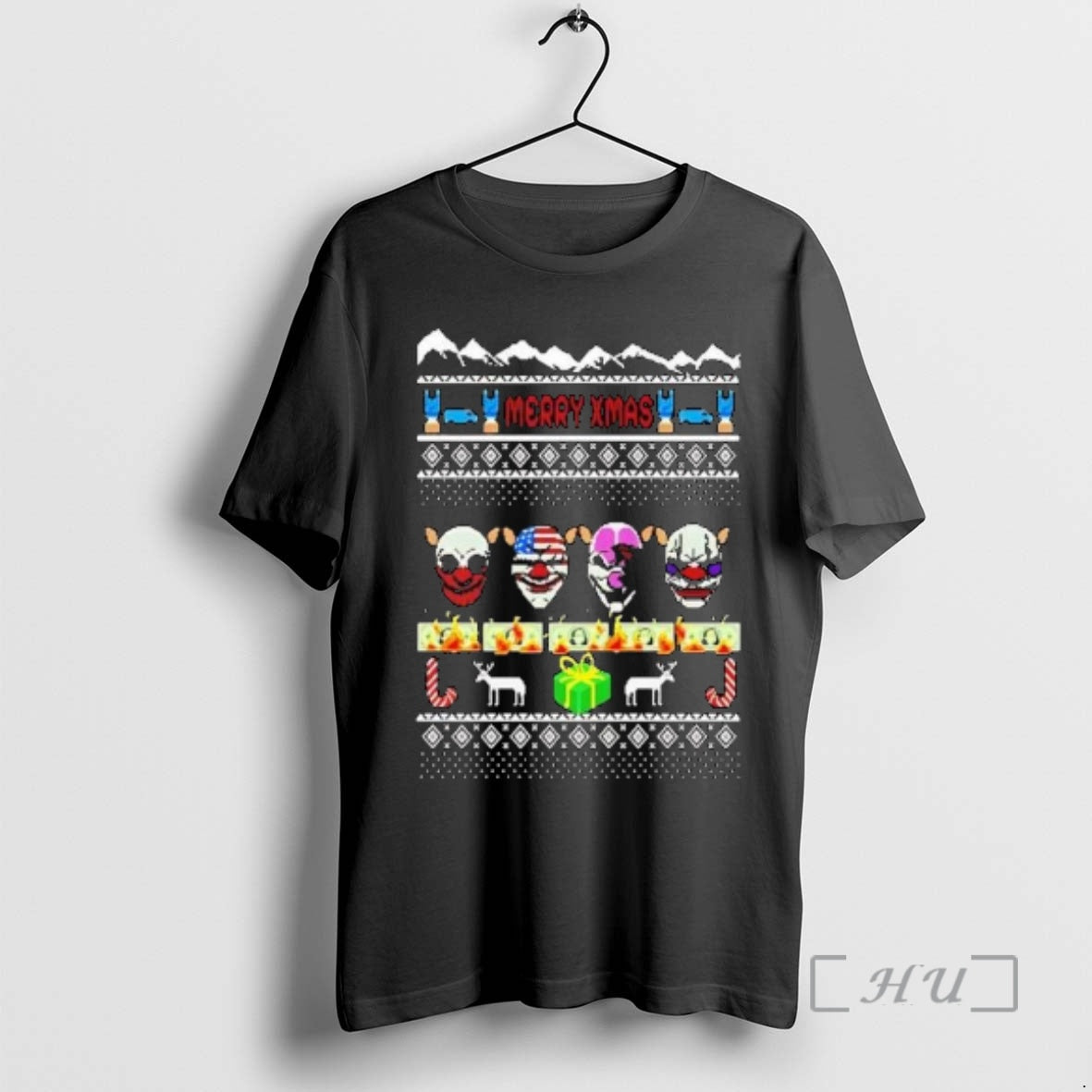 Officials Starbreeze Payday Ugly Christmas Circle Black