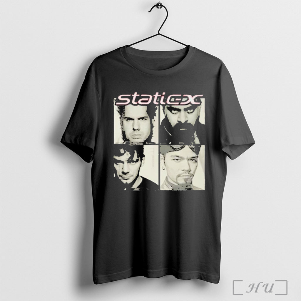 Officials Static X Wdt Square Faces T Shirt