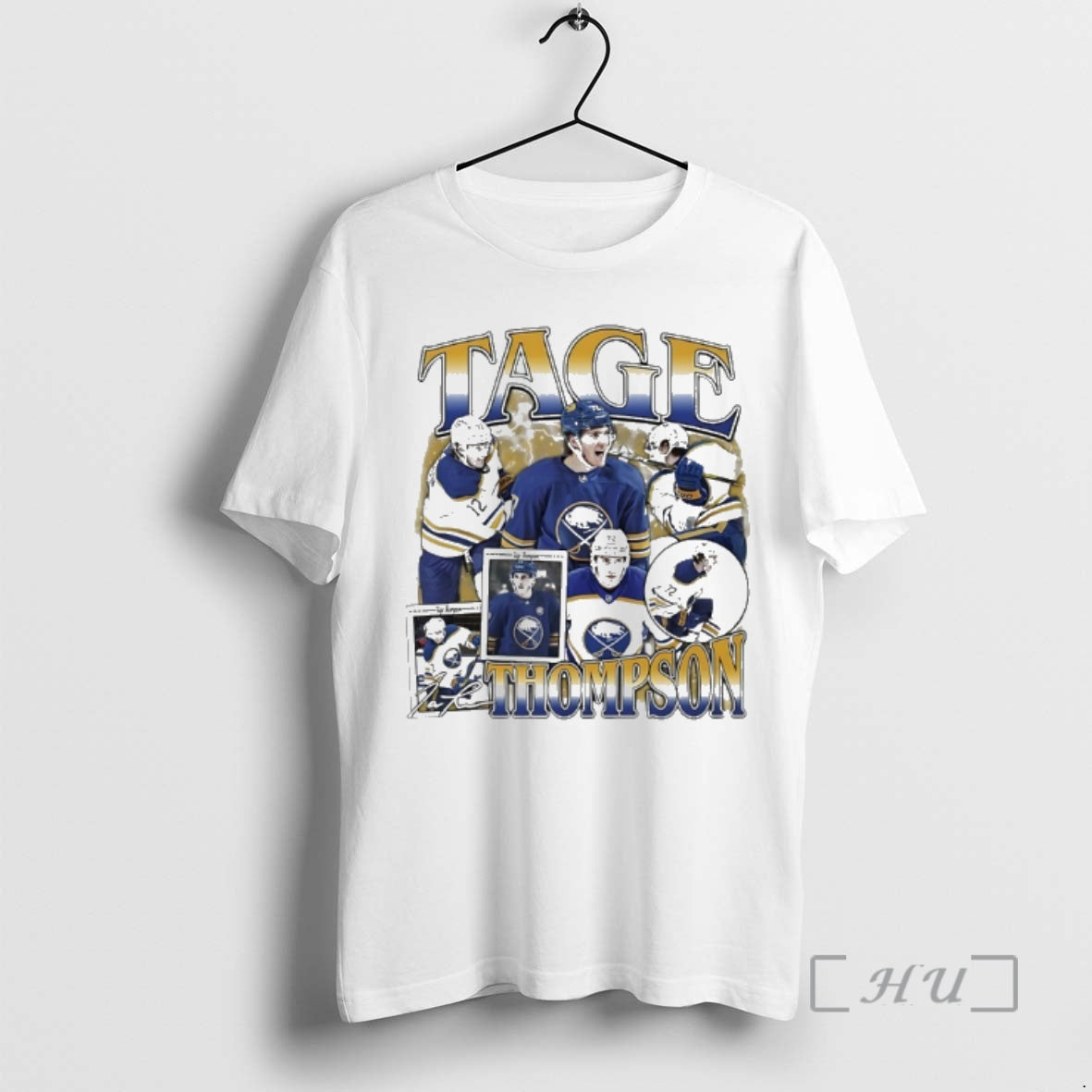 Officials Tage Thompson Buffalo Sabres Collage Signature 90s Bootleg