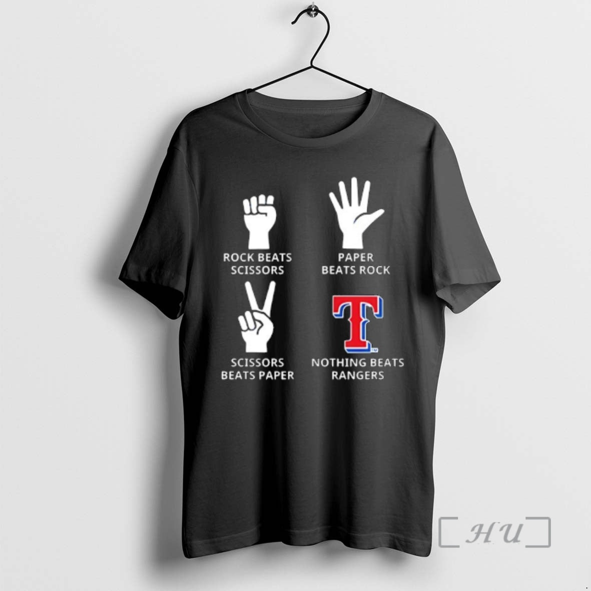 Officials Texas Rangers Nothing Beats Rock Beats Scissors Paper Beats Rock Scissors Beats Paper Premium