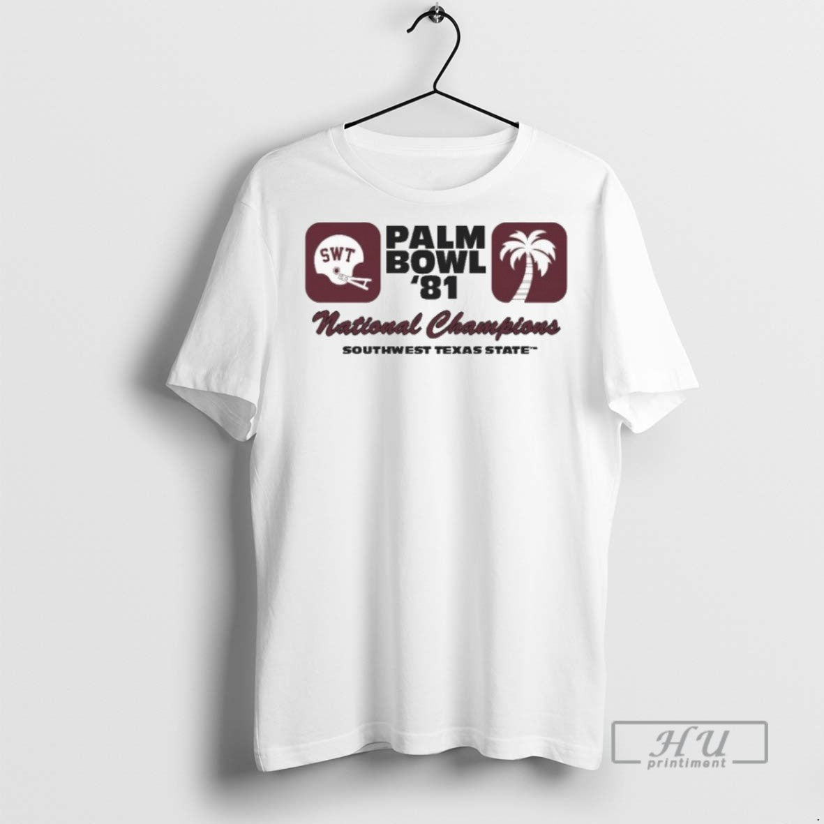 Officials Texas State Palm Bowl 1981 National Championship T Shirt