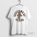 Officials Texas State Southwest Texas San Marcos Bobcat Mascot T Shirt