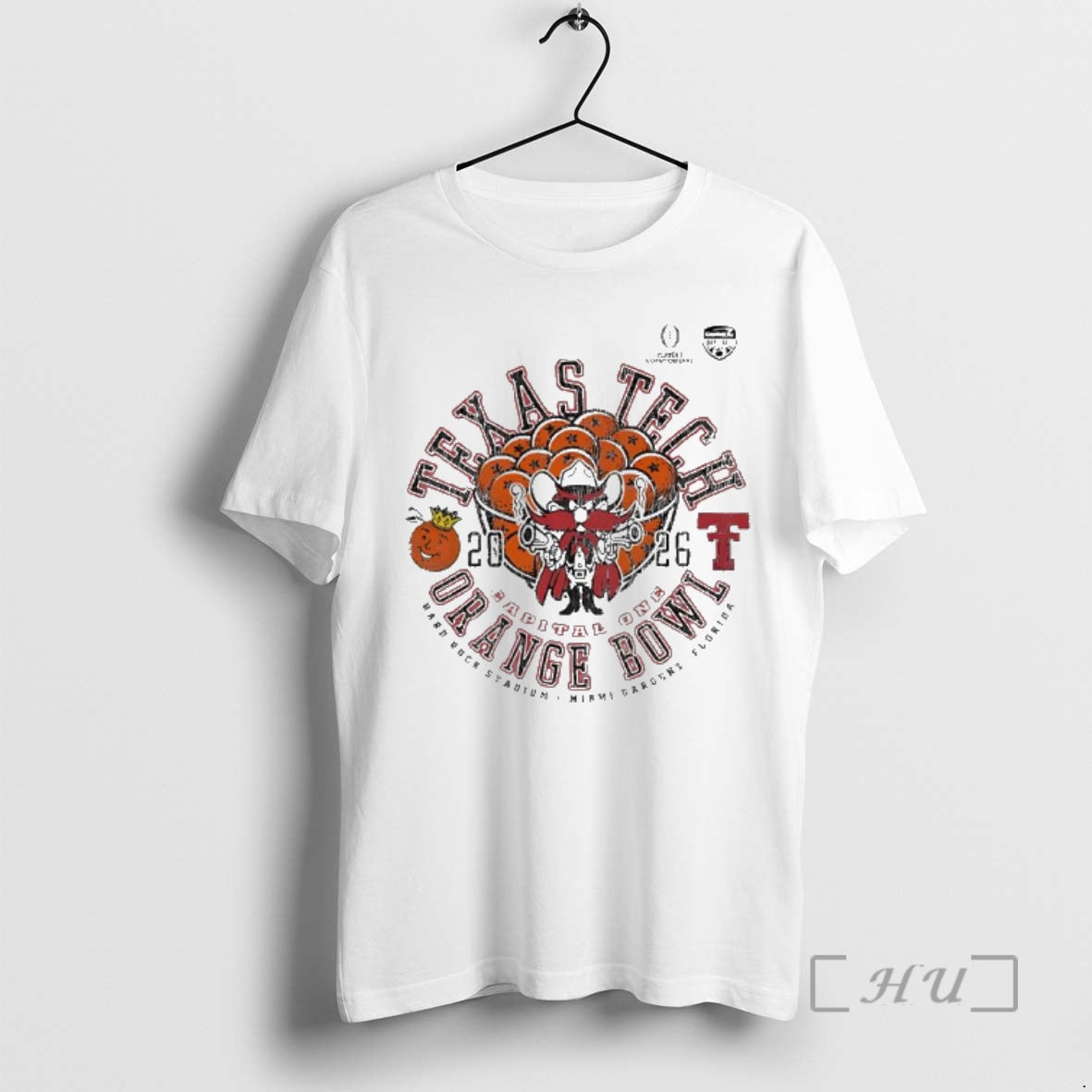 Officials Texas Tech Red Raiders 2026 Cfp Capital One Orange Bowl Premium T Shirts Sweater