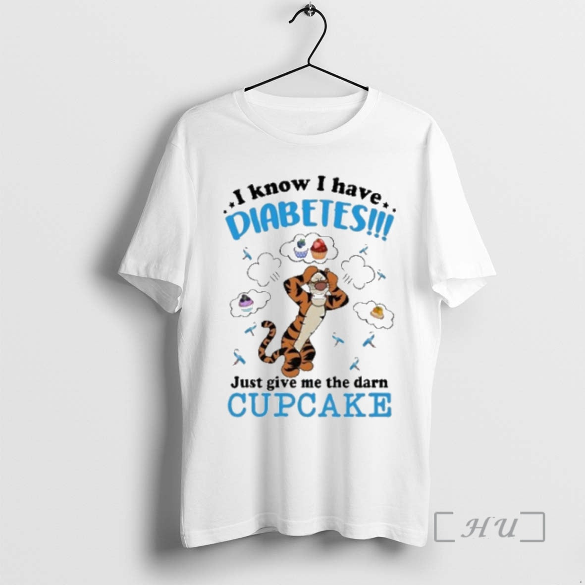 Officials Tigger I Know I Have Diabetes Just Give Me The Darn Cupcake Premium