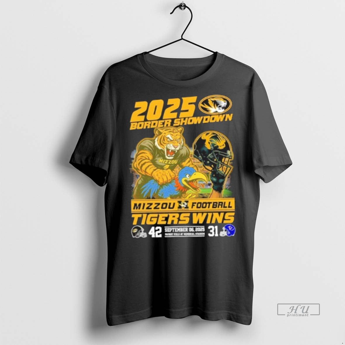 Officials Trending 2025 Border Showdown Mizzou Football Tigers Wins T Shirt Sweater