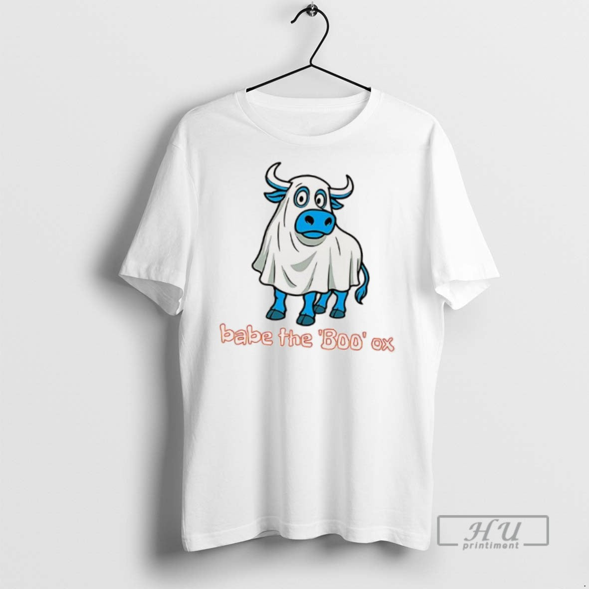 Officials Trending Babe The Boo Ox Ghost Cow Halloween T Shirt