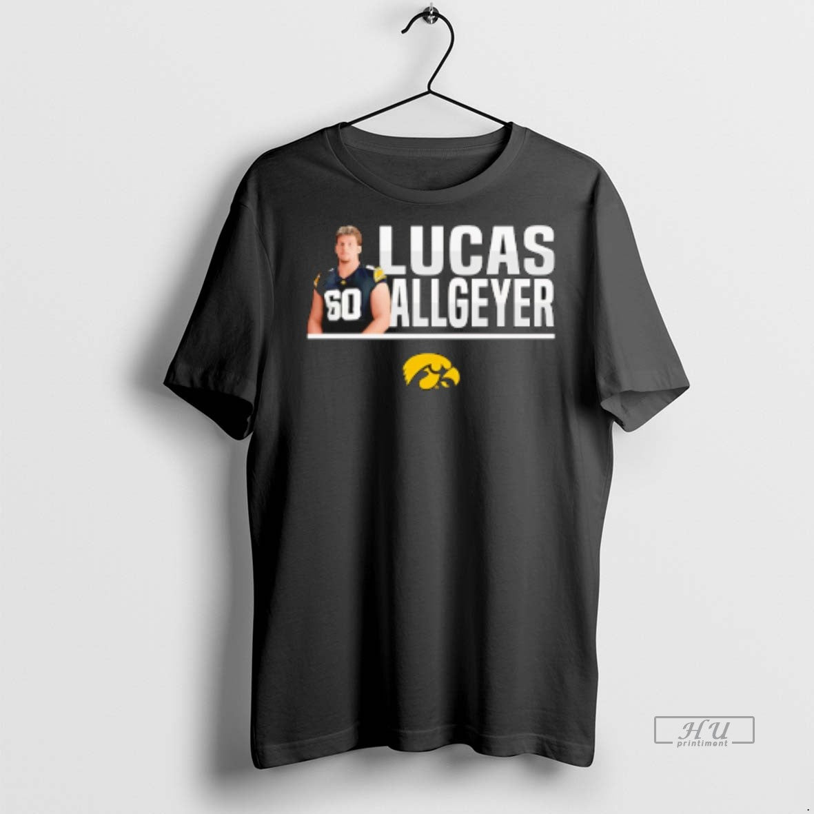Officials Trending Lucas Allgeyer Iowa Hawkeyes Illustrated T Shirt Sweater
