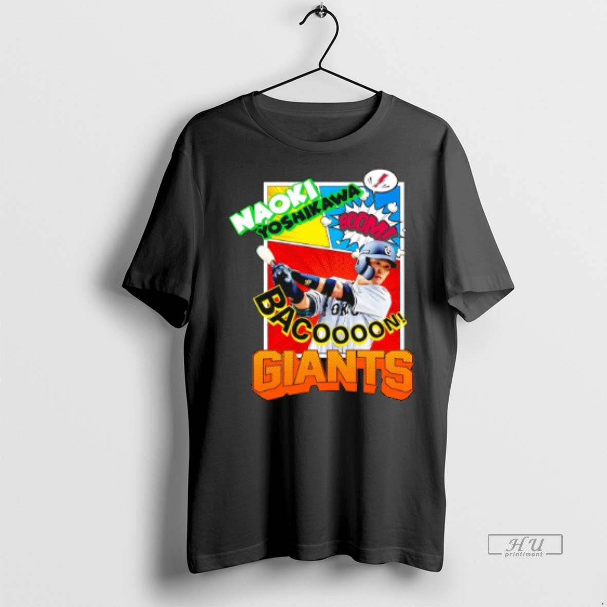 Officials Trending Naoki Yoshikawa Bacoon Giants Baseball Comic T Shirt Sweater