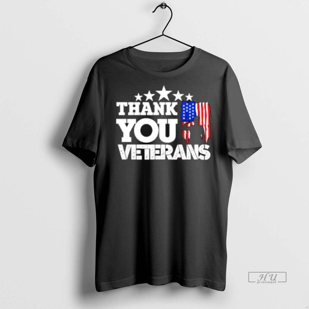 Officials Trending Thank You Veterans 2025 Usa Flag T Shirt Sweater