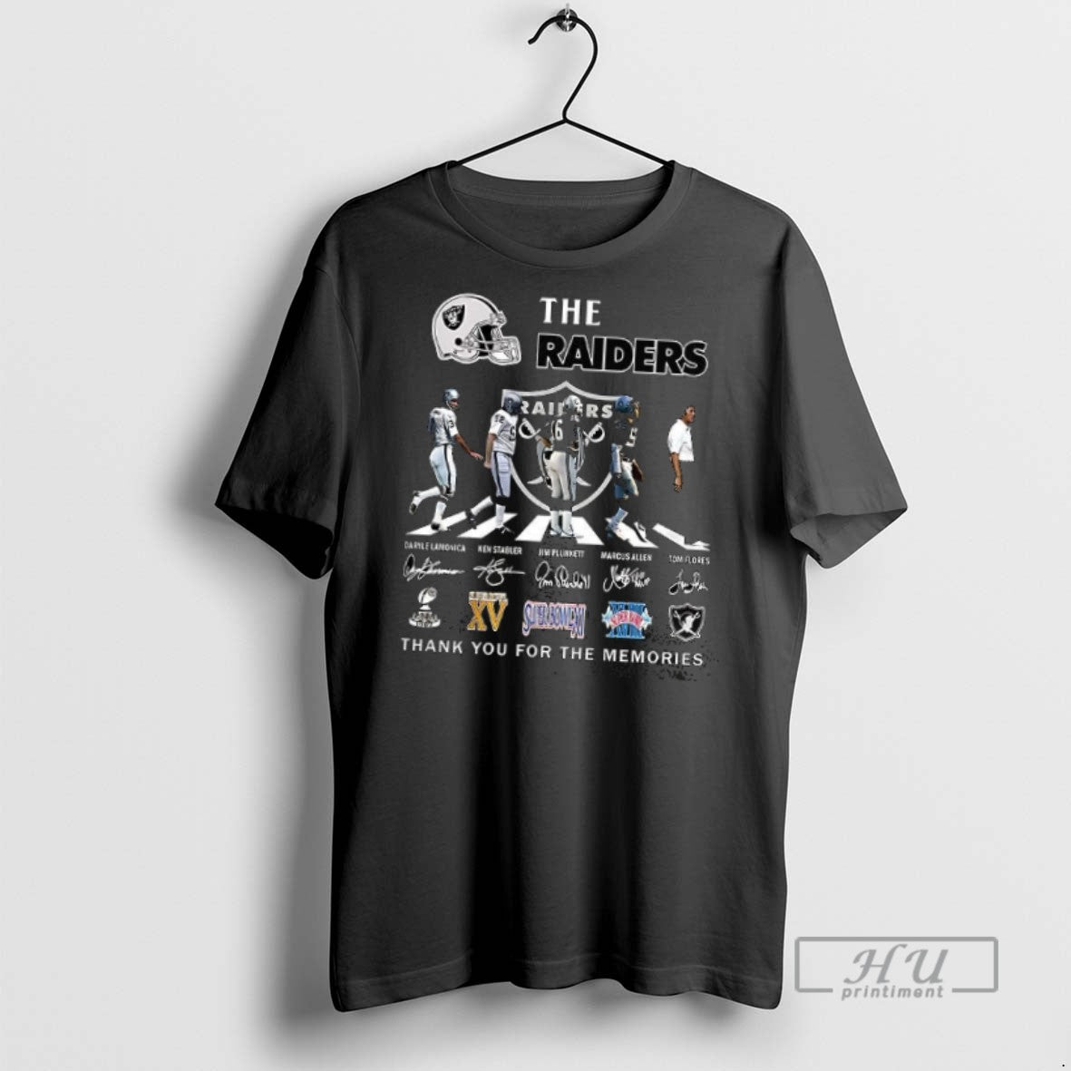 Officials Trending The Raiders Legend Thank You For The Memories Signature T Shirt