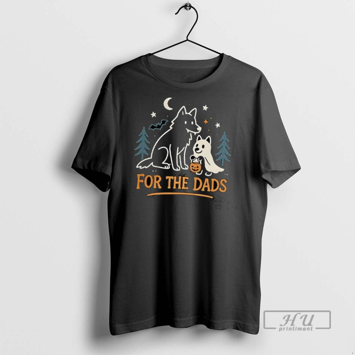 Officials Trending Wolf For The Dads Halloween T Shirt