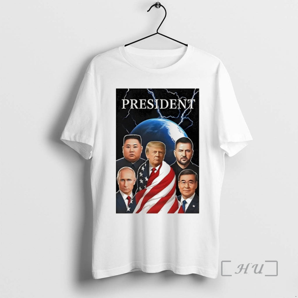 Officials Trump Putin Zelenskyy Kim Jong Un Xi Jinping Global Presidents Premium T Shirts Sweater