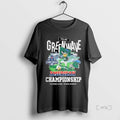 Officials Tulane Green Wave Beat North Texas Mean Green American Championship 2025 Mascot Circle Black