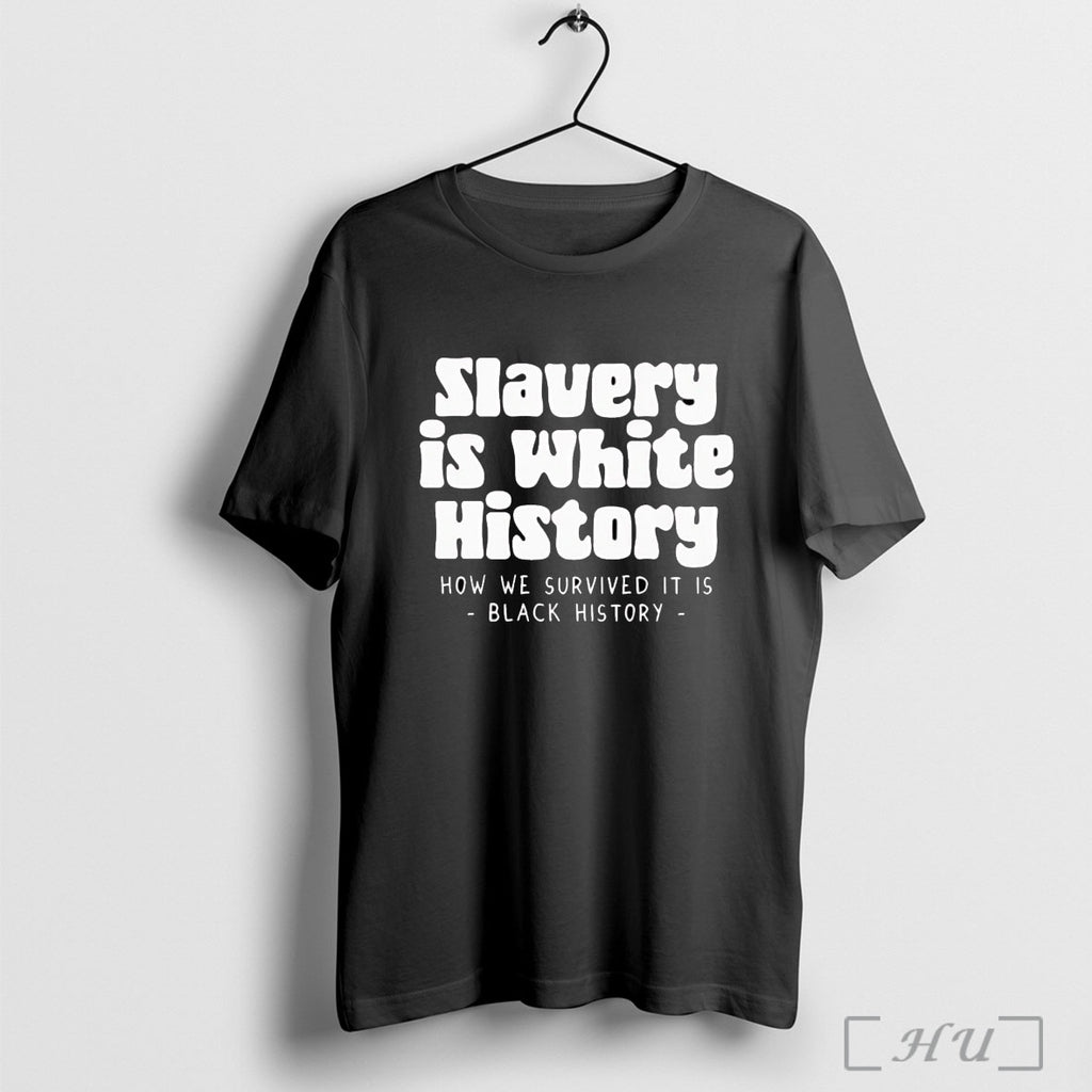 Officials Van Lathan Jr Slavery Is White History T Shirt