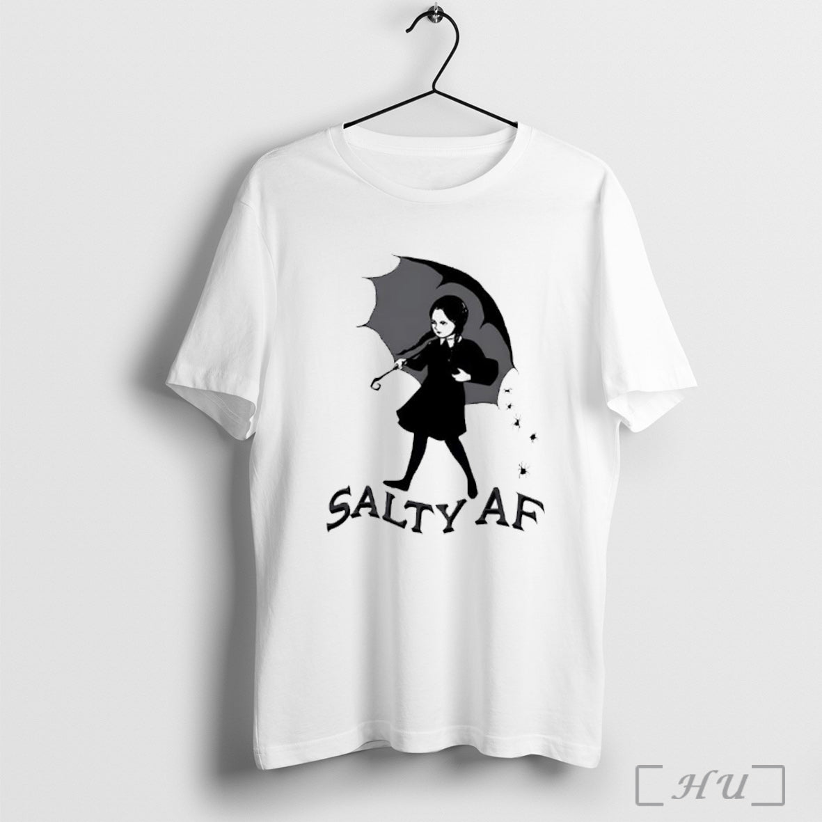 Officials Wednesday Addams Salty Af Graphic T Shirt