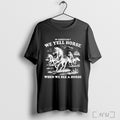 Officials Wee Yell Horse When Wee See A Horse On The Steppe Graphic