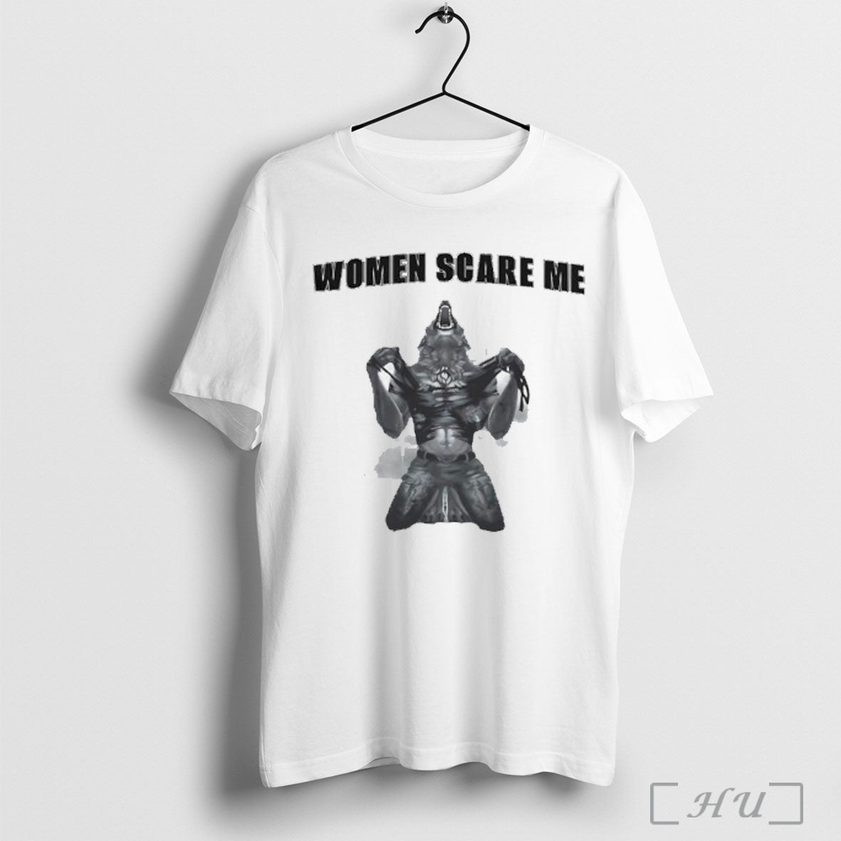 Officials Werewolf Women Scared Me Lighting Funny Meme T Shirt