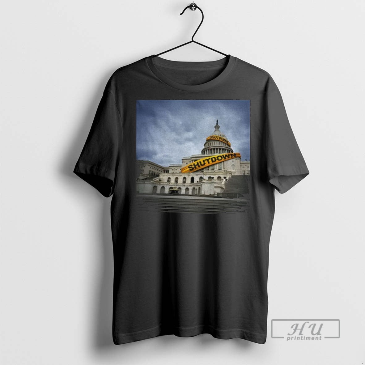 Officials White House Government Shutdown Funny Political T Shirts
