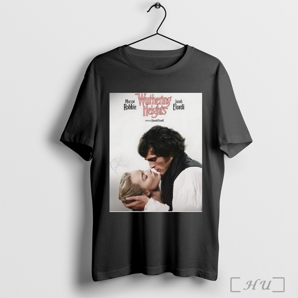Officials Wuthering Heights Movie Margot Robbie And Jacob Elordi Graphic T Shirt