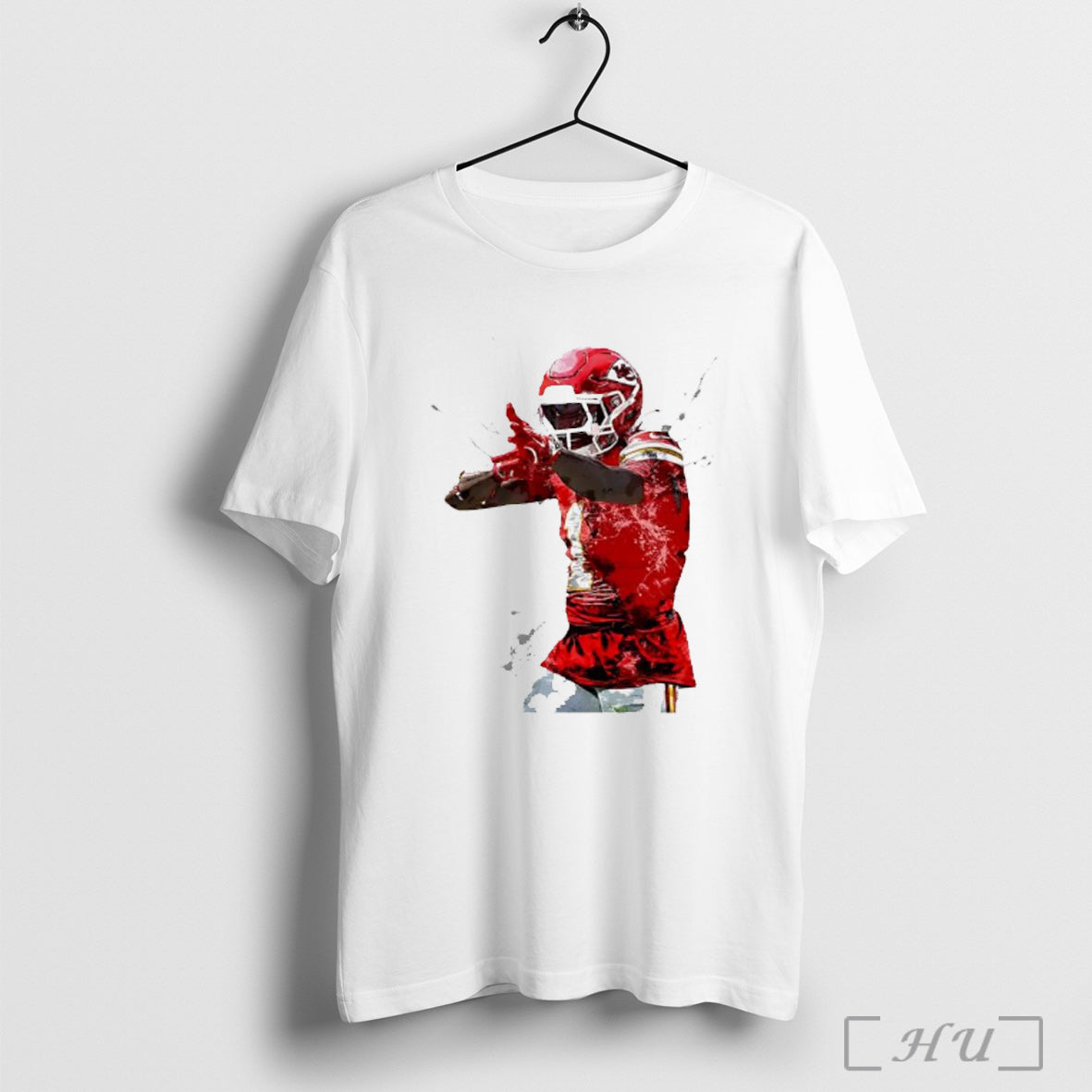 Officials Xavier Worthy Kansas City Chiefs Football Celebratory Pose T Shirt