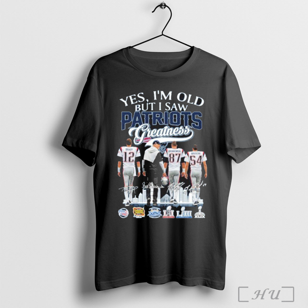 Officials Yes Im Old But I Saw Greatness Patriots Player Signature City T Shirt