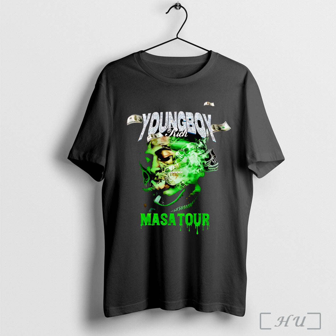 Officials Harlotte Hornets X Nba Young Boy Masa Tour T Shirt