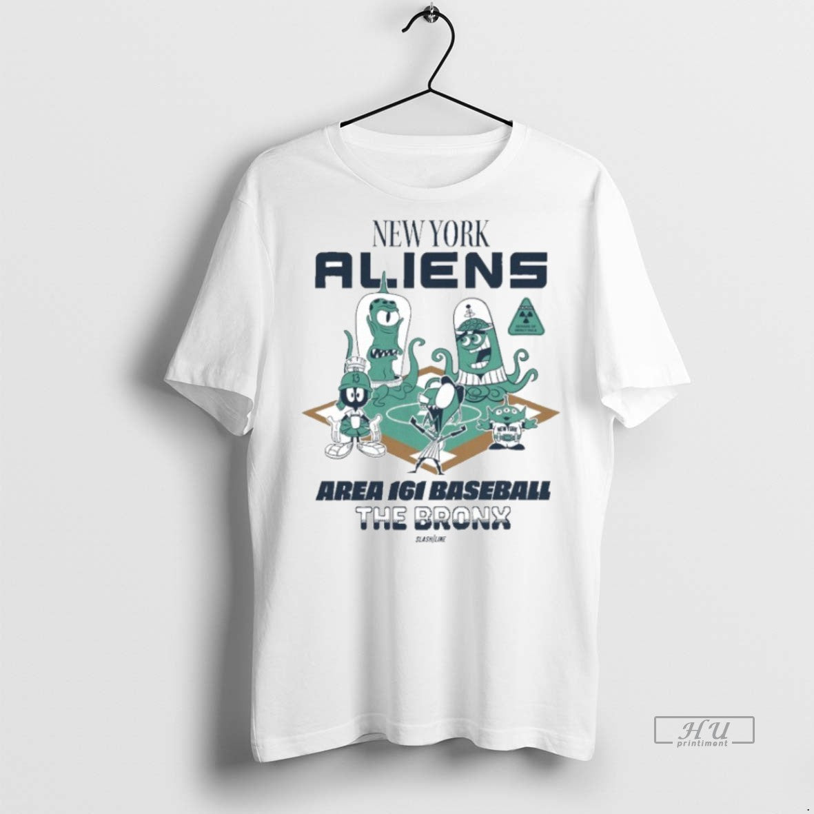 Officials New York Aliens Area 161 Baseball The Bronx Shirt Sweater