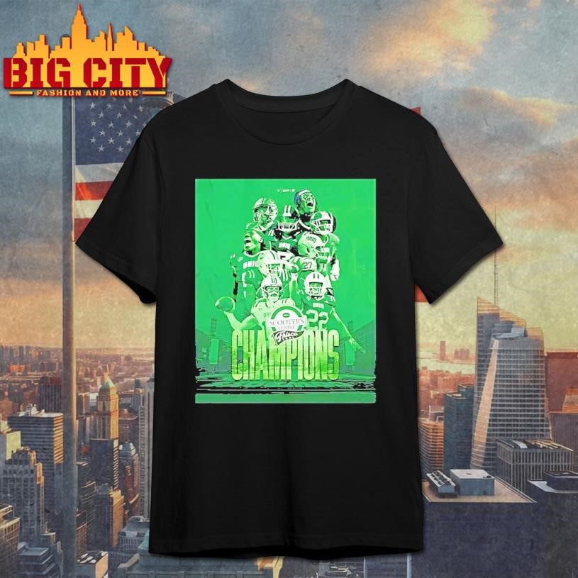 Ohio Bobcats Scooters Coffee Frisco Bowl Champions 2025 Shirt
