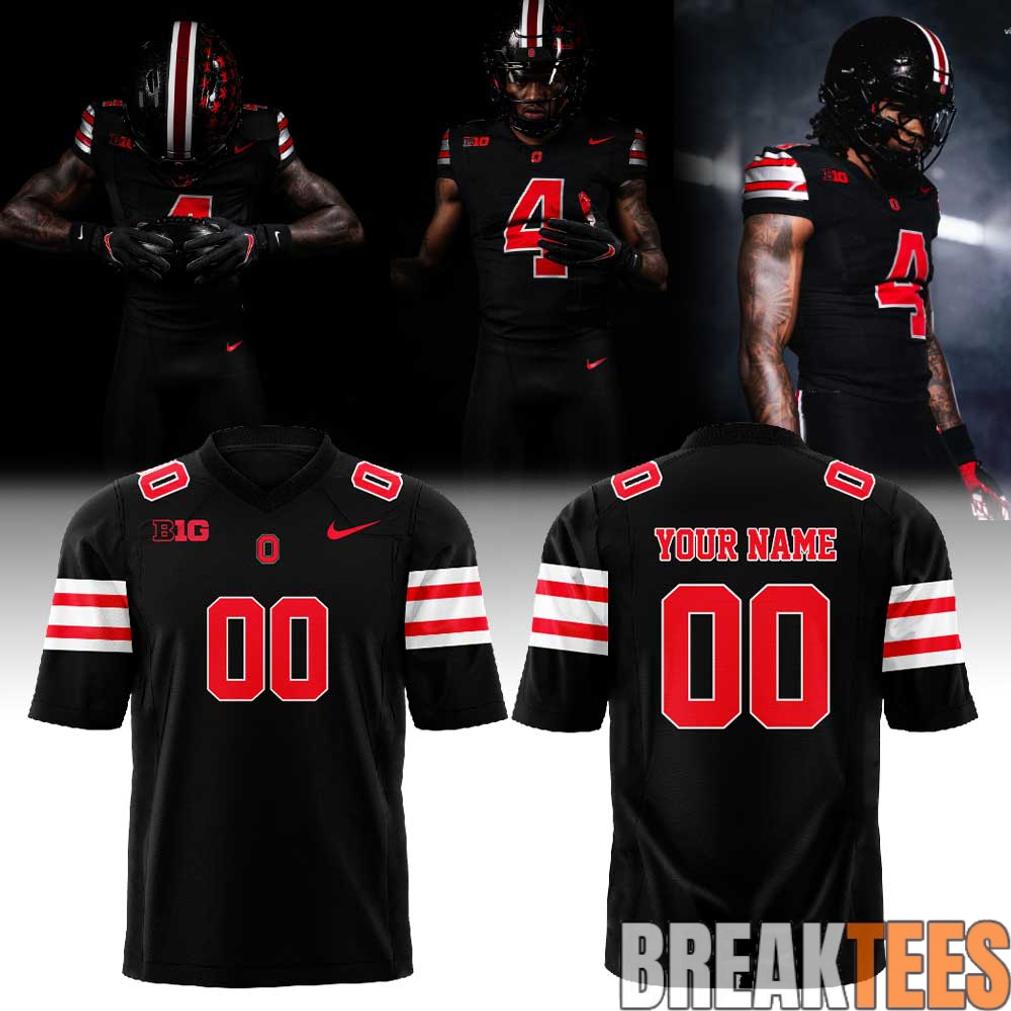 Ohio State Buckeyes Back in Black Football Jersey