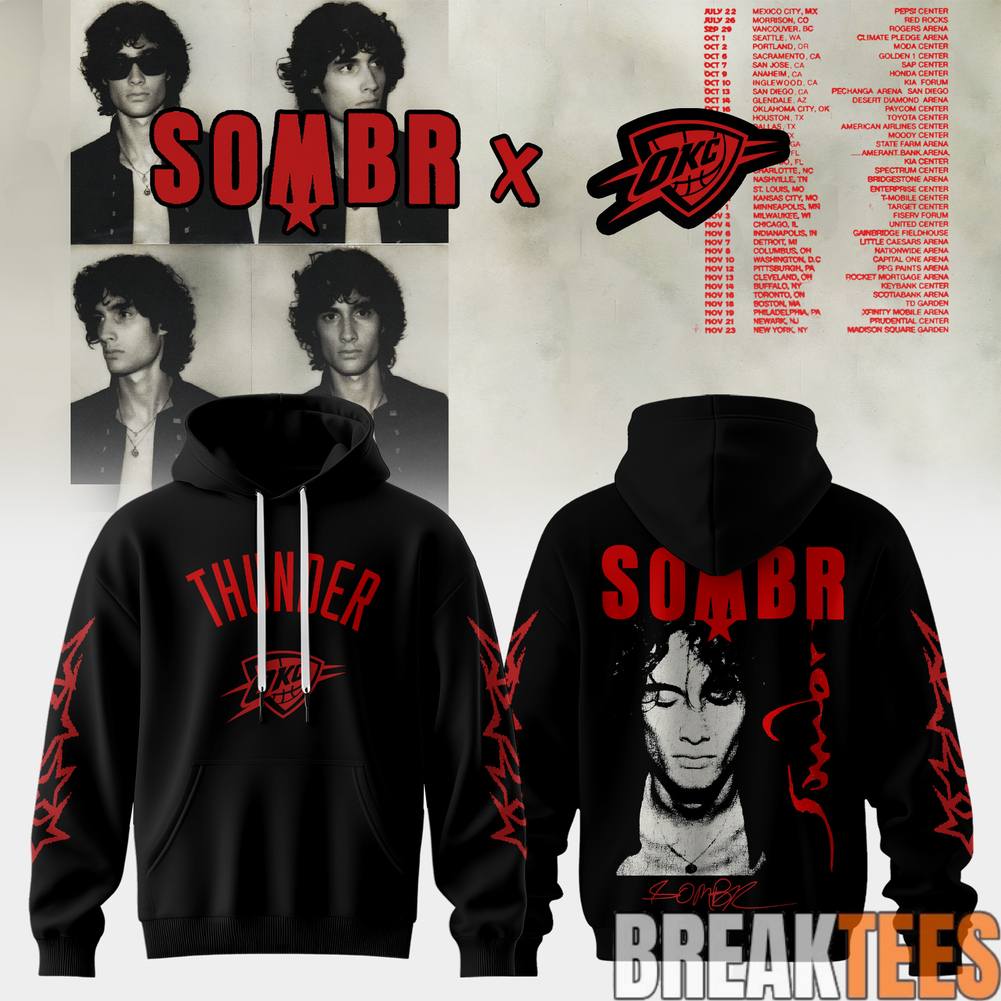 Oklahoma City Thunder x SOMBR ”You Are The Reason Tour” Special Hoodie