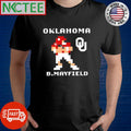 Oklahoma Sooners Football Baker Mayfield Retro Baller pixel game shirt