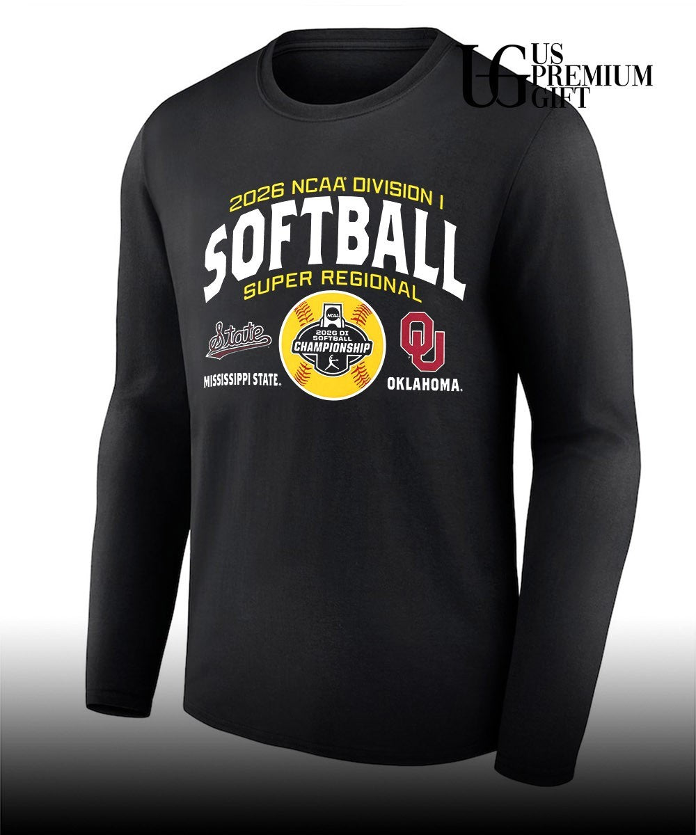 Oklahoma Sooners vs Mississippi State Bulldogs 2026 NCAA Division I Softball Super Regionals shirt