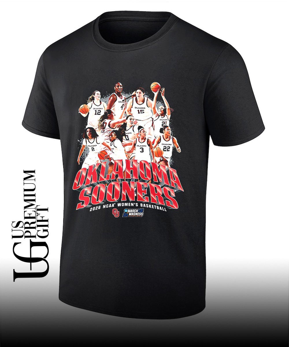 Oklahoma Sooners women’s basketball NCAA March Madness 2026 shirt