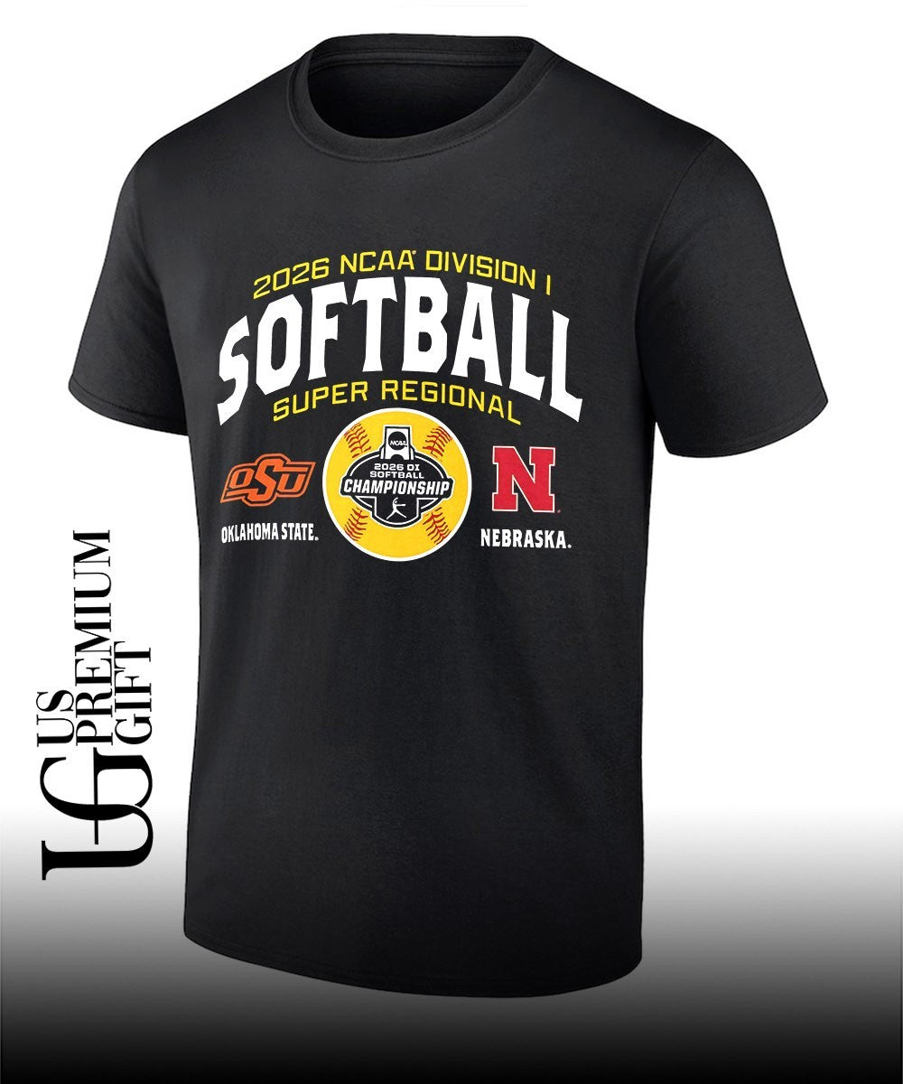 Oklahoma State Cowboys vs Nebraska Cornhuskers 2026 NCAA Division I Softball Super Regionals shirt