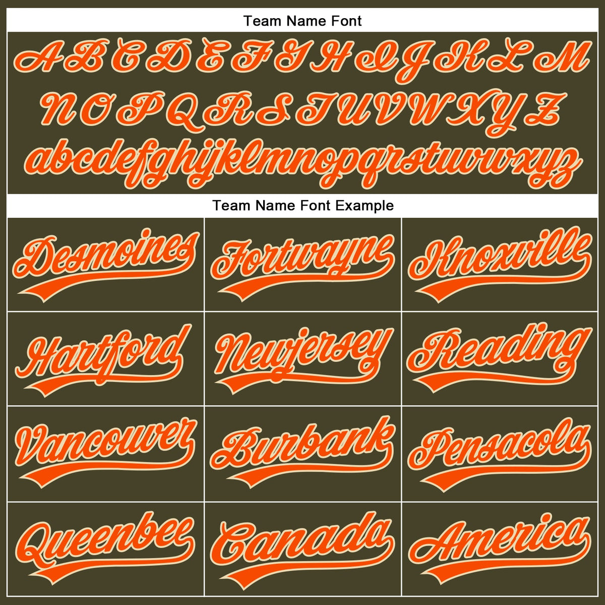 Custom Olive City Cream Pinstripe Orange Authentic Salute To Service Baseball Jersey