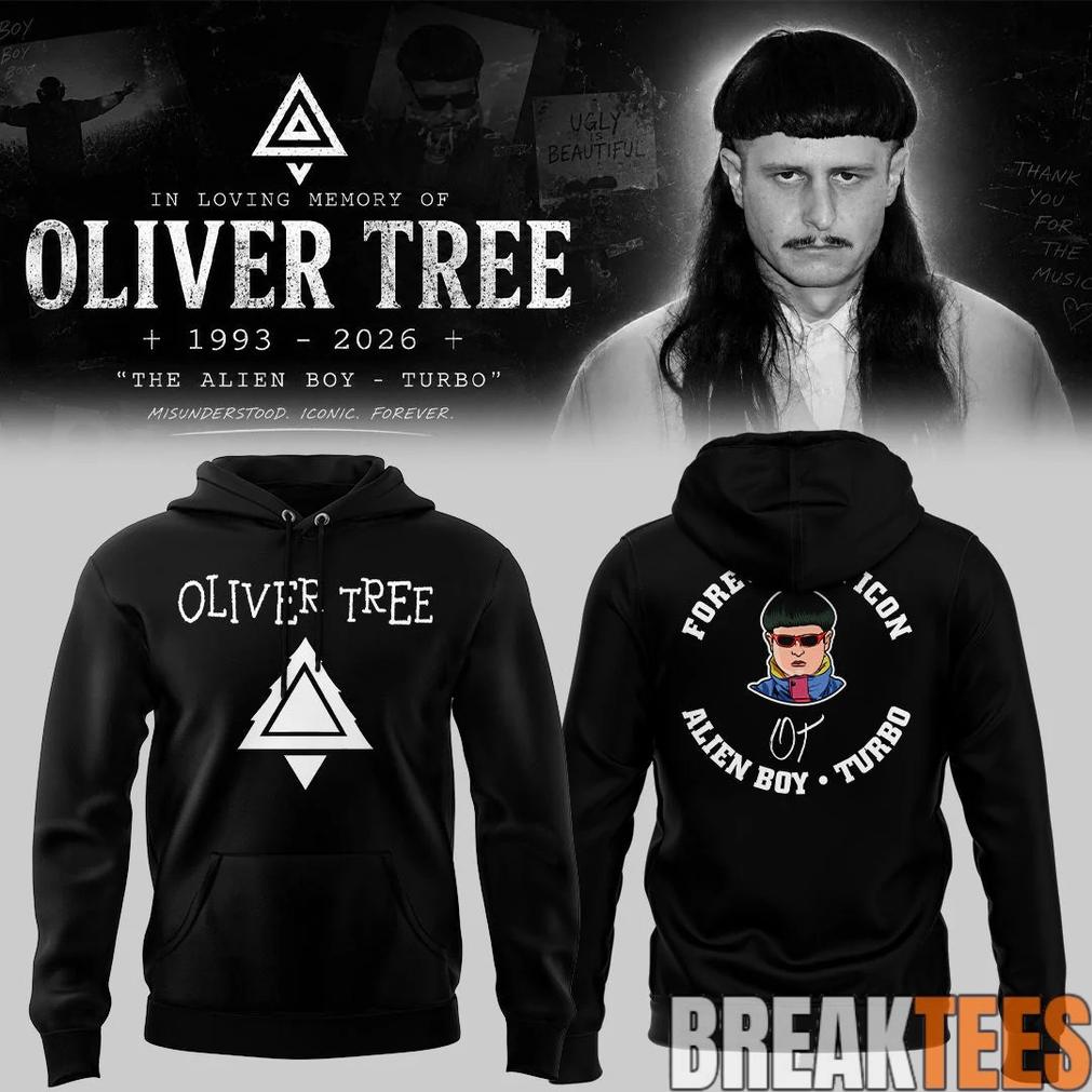 Oliver Tree In Loving Memory Limited Edition Black Hoodie