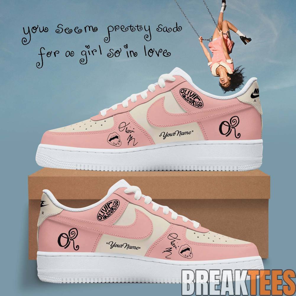 Olivia Rodrigo Sticky Sweet Custom Air Force 1 Sneaker