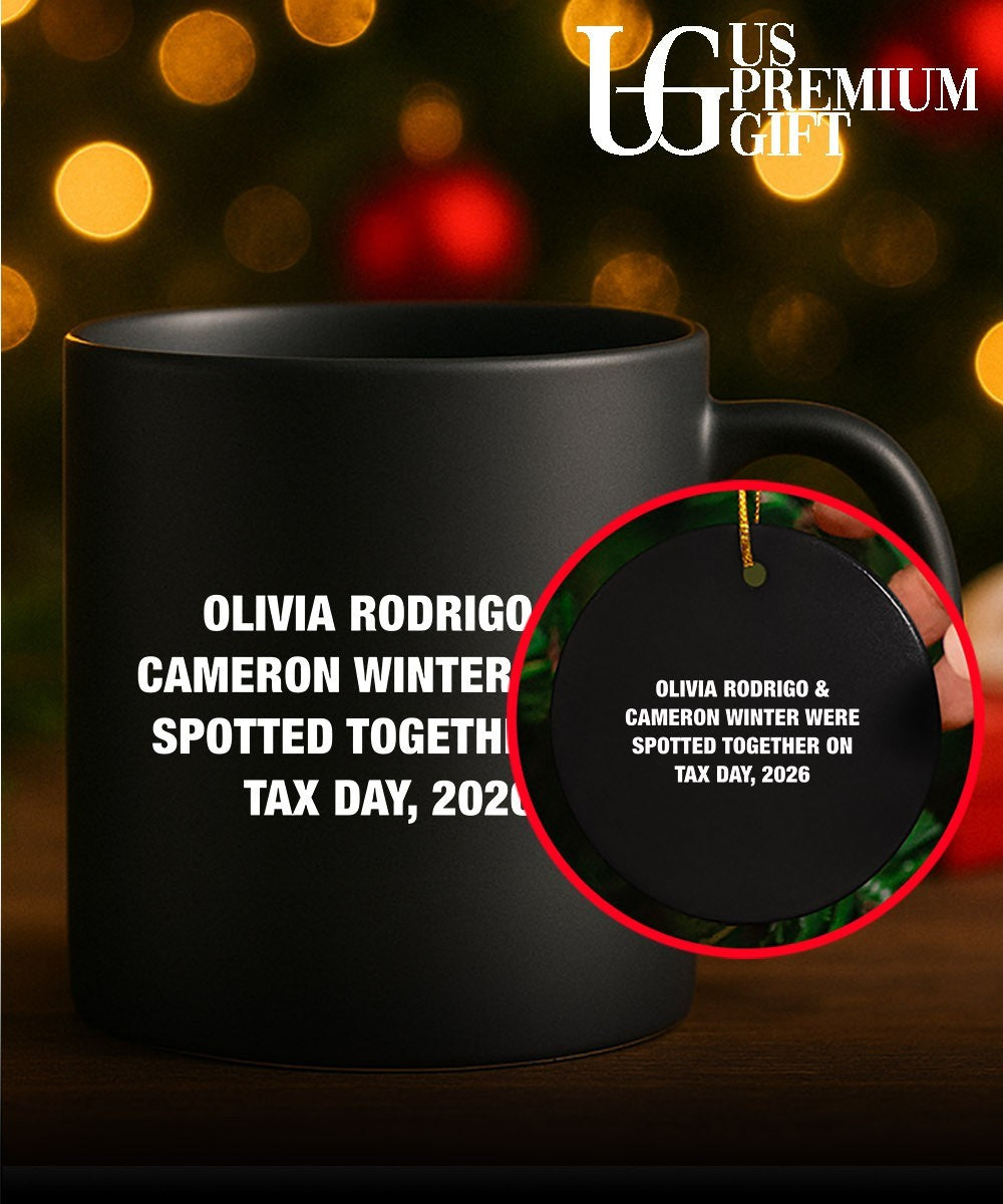 Olivia Rodrigo and Cameron Winter Were Spotted Together On Tax Day 2026 shirt