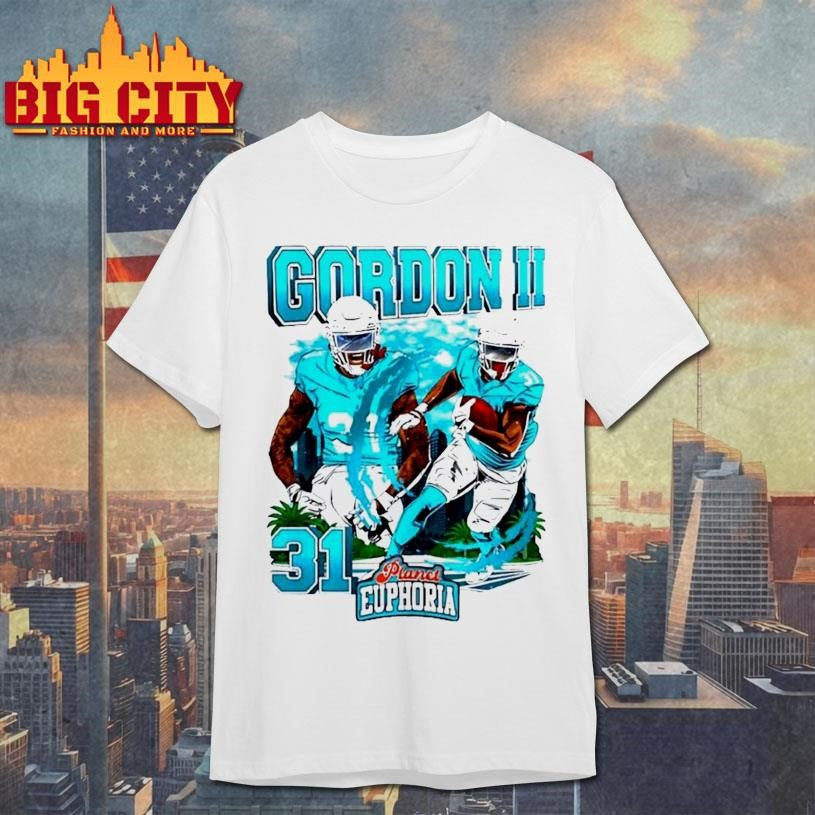 Ollie Gordon II Miami Dolphins player comic Shirt