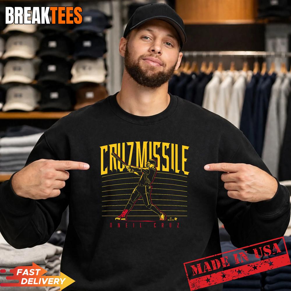 Oneil Cruz Hitting Missile Pittsburgh Baseball Shirt