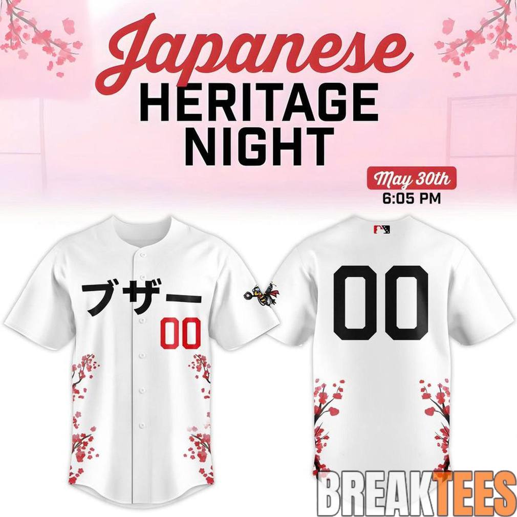 Ontario Tower Buzzers x Japanese Heritage Night Custom Baseball Jersey