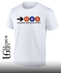 Orange and Blue Skies OBS basketball 2026 NBA graphic logo shirt