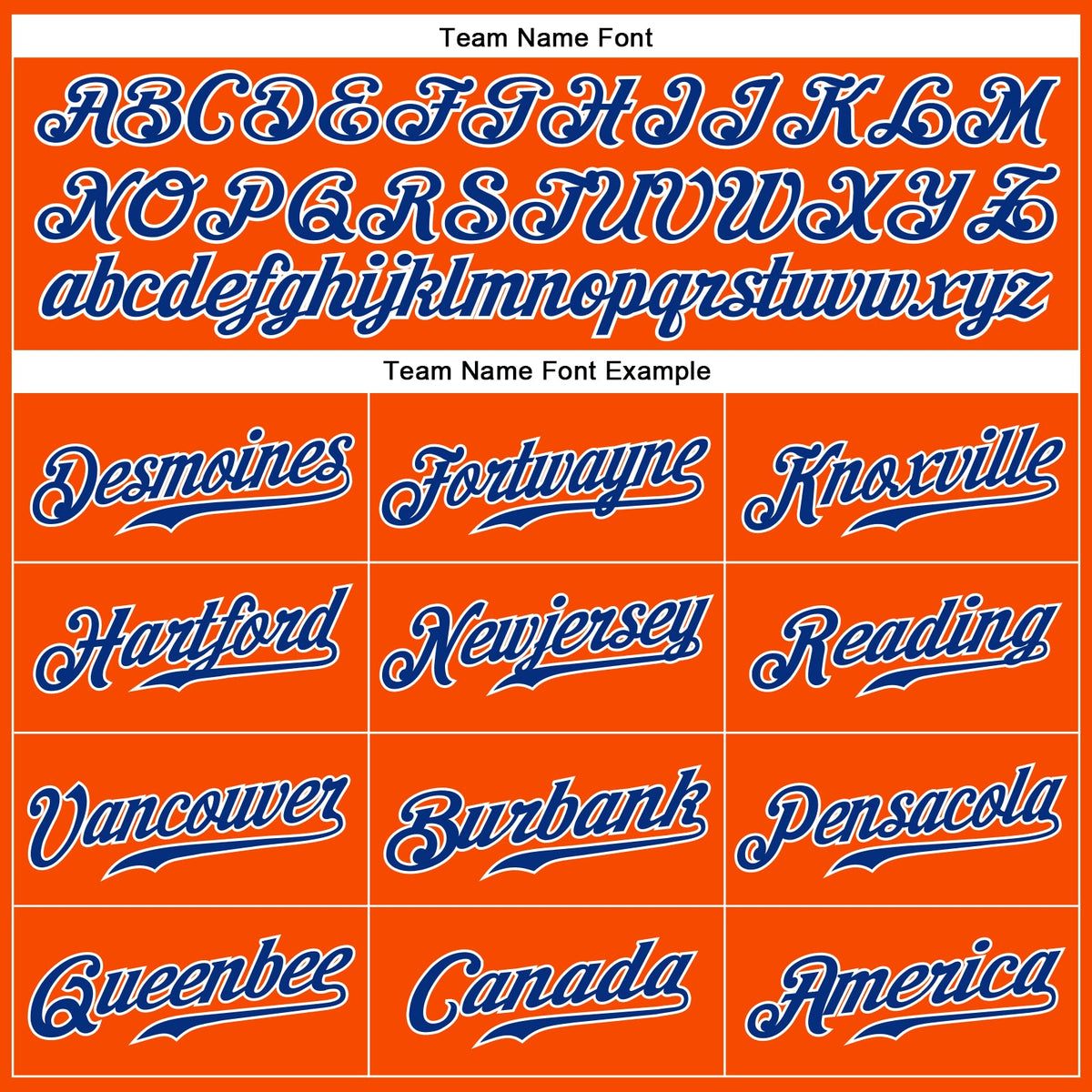 Custom Orange Royal-White Authentic Sleeveless Baseball Jersey